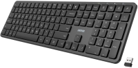 Arteck HW392-3 2.4G USB Wireless Keyboard Ultra Slim Full Size Keyboard with Numeric Keypad and Media Hotkey for Computer/Desktop/PC/Laptop/Surface/Smart TV and Windows 11/10